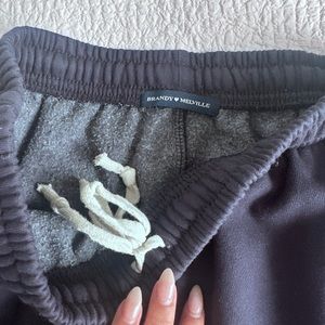 brandy melville navy cargo sweats